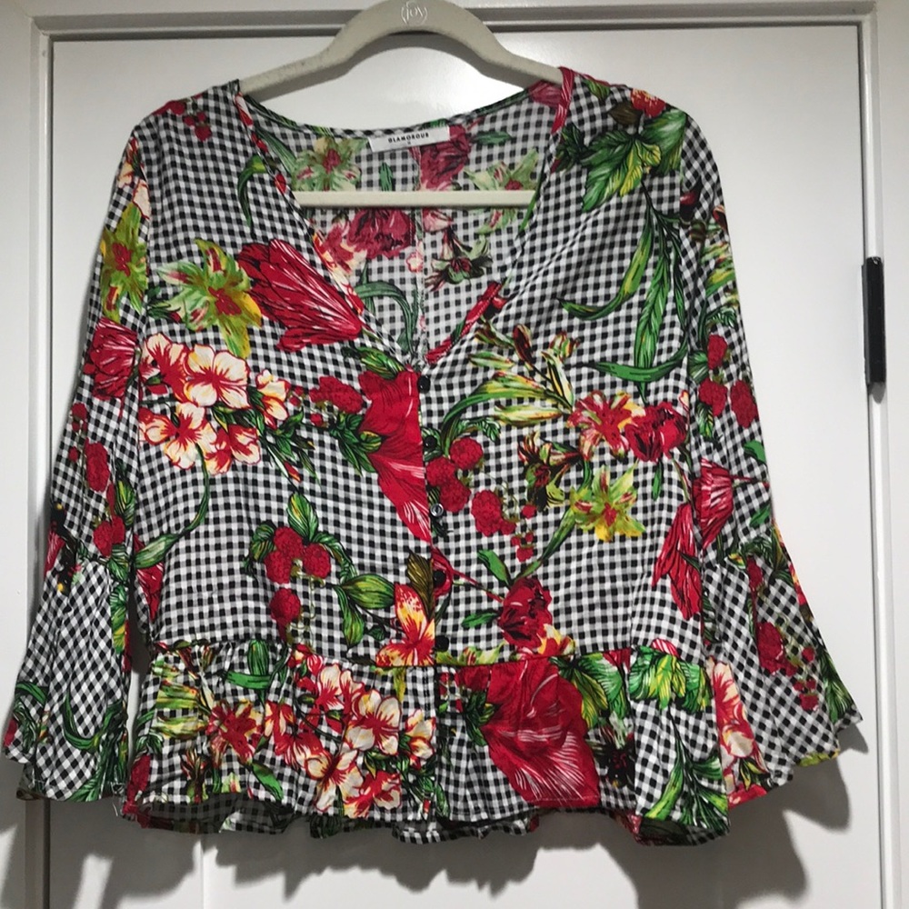 Glamorous peplum Top